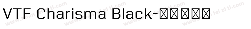 VTF Charisma Black字体转换